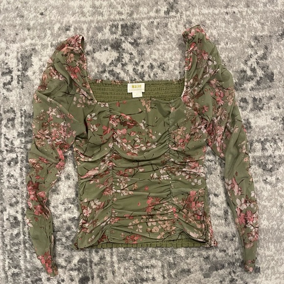 Anthropologie Ruched Top - Picture 3 of 7